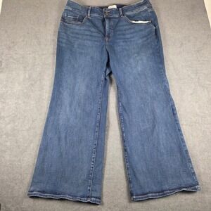 Lane‎ Bryant Bootcut Jeans Womens 22S Blue Excellent Tighter Tummy High-Rise